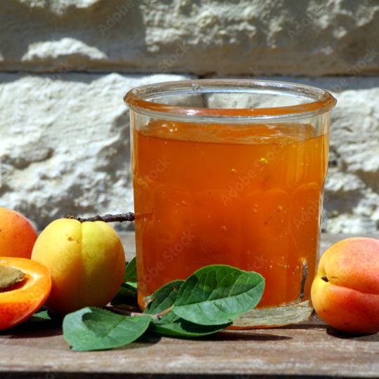 Confiture abricot & amandes - Agriculture biologique